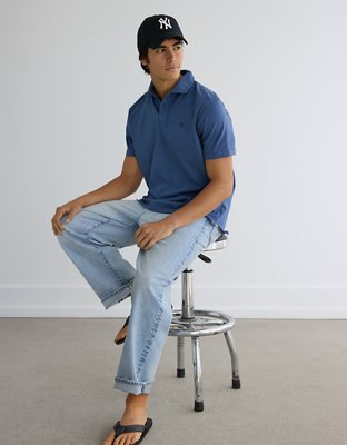 AE Lived-In Jersey Polo Shirt