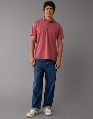 AE Lived-In Jersey Polo Shirt