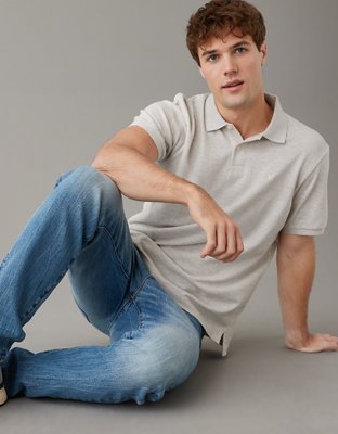 AE Lived-In Pique Polo Shirt