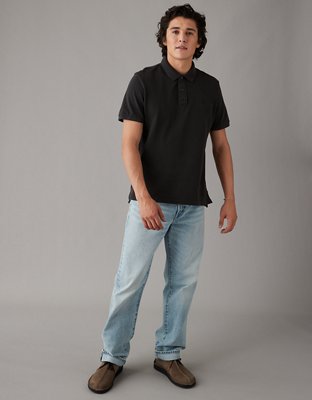 AE Lived-In Pique Polo Shirt
