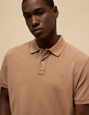 AE Lived-In Pique Polo Shirt