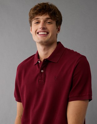 AE Lived-In Pique Polo Shirt