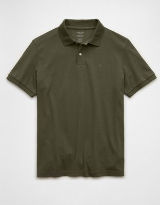 AE Lived-In Pique Polo Shirt