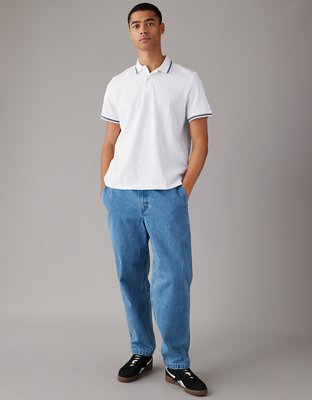 AE Lived-In Pique Polo Shirt