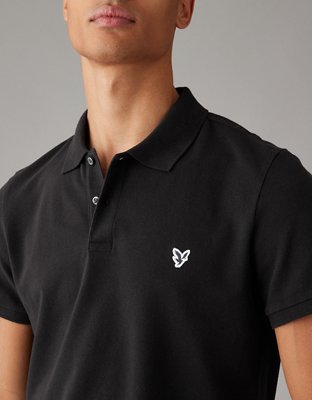 AE Lived-In Slim Fit Pique Polo Shirt