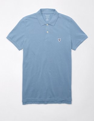 AE Lived-In Slim Fit Pique Polo Shirt
