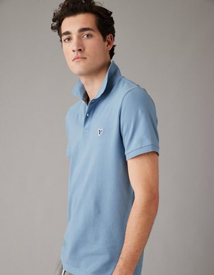 AE Lived-In Slim Fit Pique Polo Shirt