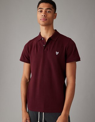 AE Lived-In Slim Fit Pique Polo Shirt