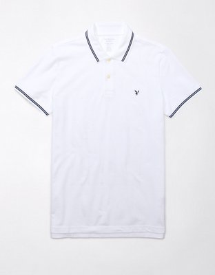 AE Lived-In Slim Fit Pique Polo Shirt