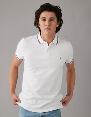 AE Lived-In Slim Fit Pique Polo Shirt