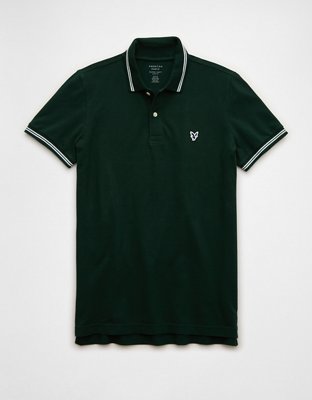 AE Lived-In Slim Fit Pique Polo Shirt