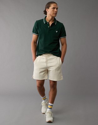AE Lived-In Slim Fit Pique Polo Shirt