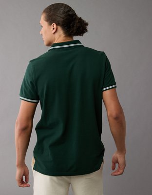 AE Lived-In Slim Fit Pique Polo Shirt