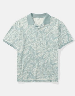 AE Flex Pique Printed Polo Shirt