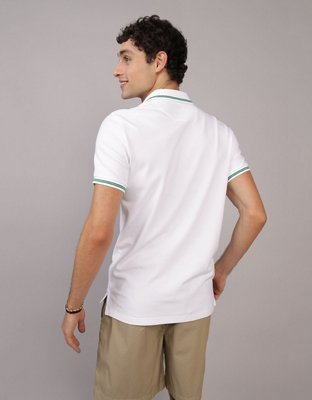 AE Tipped Flex Pique Polo Shirt