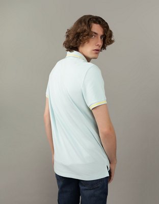 AE Tipped Flex Pique Polo Shirt