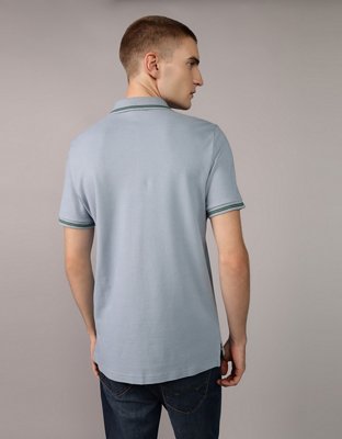 AE Tipped Flex Pique Polo Shirt