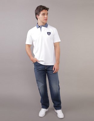 AE Flex Pique Rugby Polo Shirt