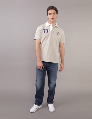 AE Flex Pique Rugby Polo Shirt