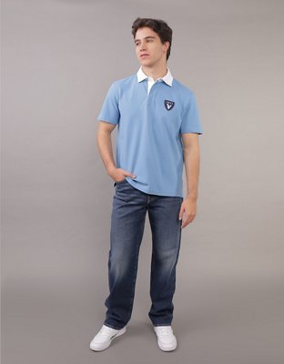 AE Flex Pique Rugby Polo Shirt