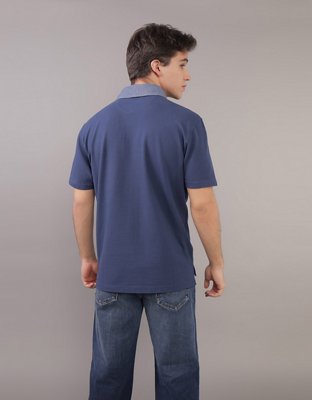 AE Flex Pique Rugby Polo Shirt