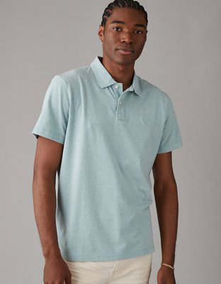 Jersey shirt-style polo shirt