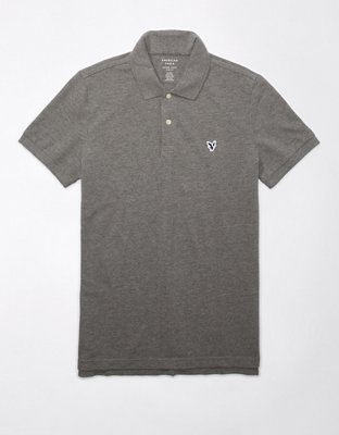 AE Lived-In Slim Fit Pique Polo Shirt