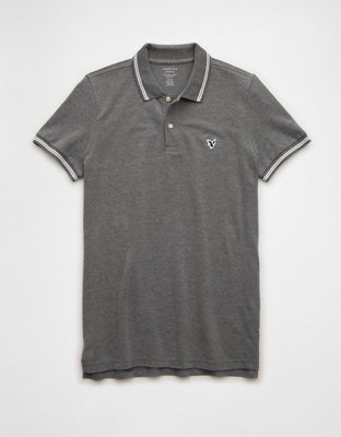 AE Lived-In Slim Fit Pique Polo Shirt