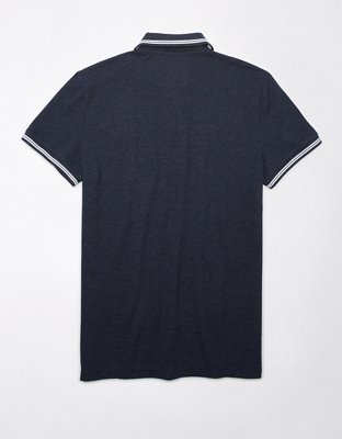 AE Lived-In Slim Fit Pique Polo Shirt