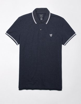 AE Lived-In Slim Fit Pique Polo Shirt