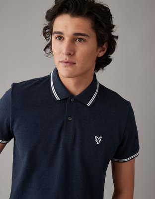 AE Lived-In Slim Fit Pique Polo Shirt