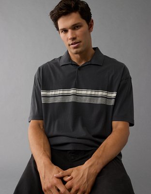 AE Striped Weekend Polo Shirt