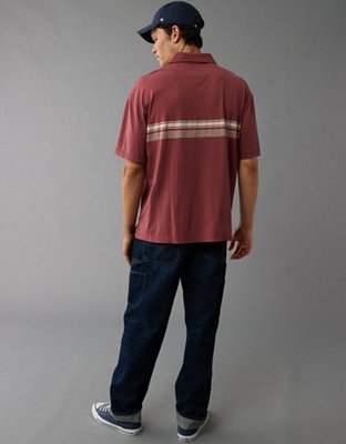 AE Striped Weekend Polo Shirt