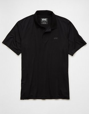 Мужские рубашки American Eagle AE 24/7 Snap Collar Training Polo Shirt — фото 3