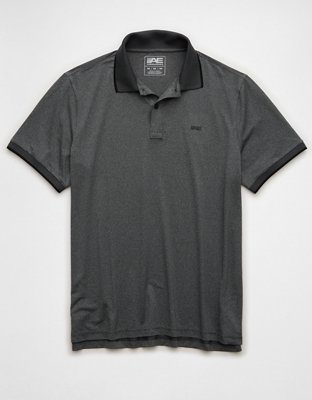 Мужские рубашки American Eagle AE 24/7 Mesh Training Polo Shirt — фото 4