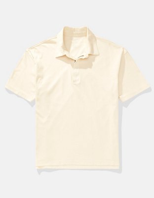 AE Oversized Zip-Up Polo Shirt