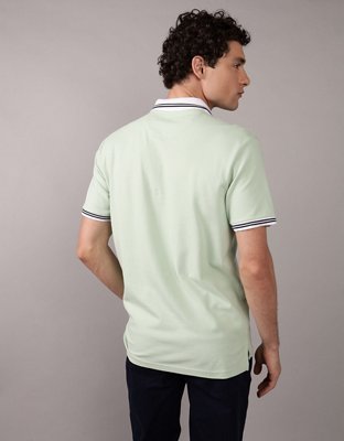 AE Slim Fit Tipped Flex Pique Polo Shirt