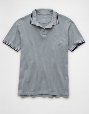 AE Stretch Pique Tipped Polo Shirt