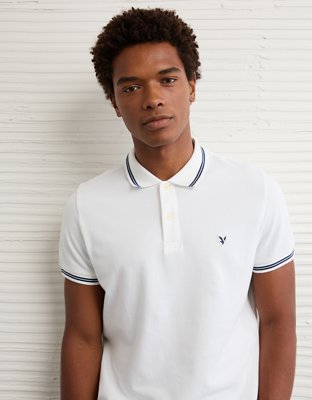 AE Lived-In Slim Fit Pique Polo Shirt