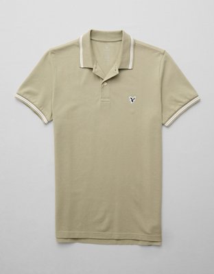 AE Lived-In Slim Fit Pique Polo Shirt