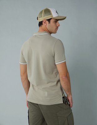 AE Lived-In Slim Fit Pique Polo Shirt