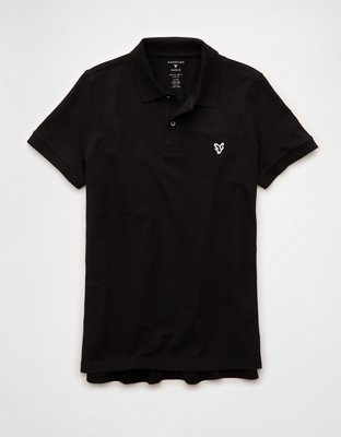 AE Lived-In Slim Fit Pique Polo Shirt
