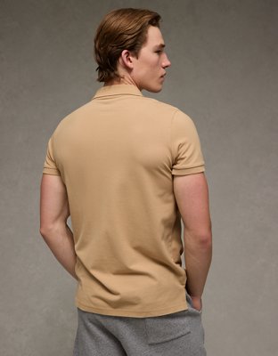 AE Lived-In Slim Fit Pique Polo Shirt