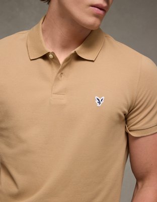 AE Lived-In Slim Fit Pique Polo Shirt