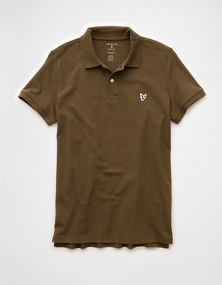 AE Lived-In Slim Fit Pique Polo Shirt