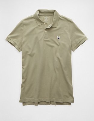 AE Lived-In Slim Fit Pique Polo Shirt