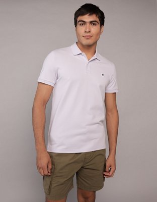 AE Lived-In Slim Fit Pique Polo Shirt
