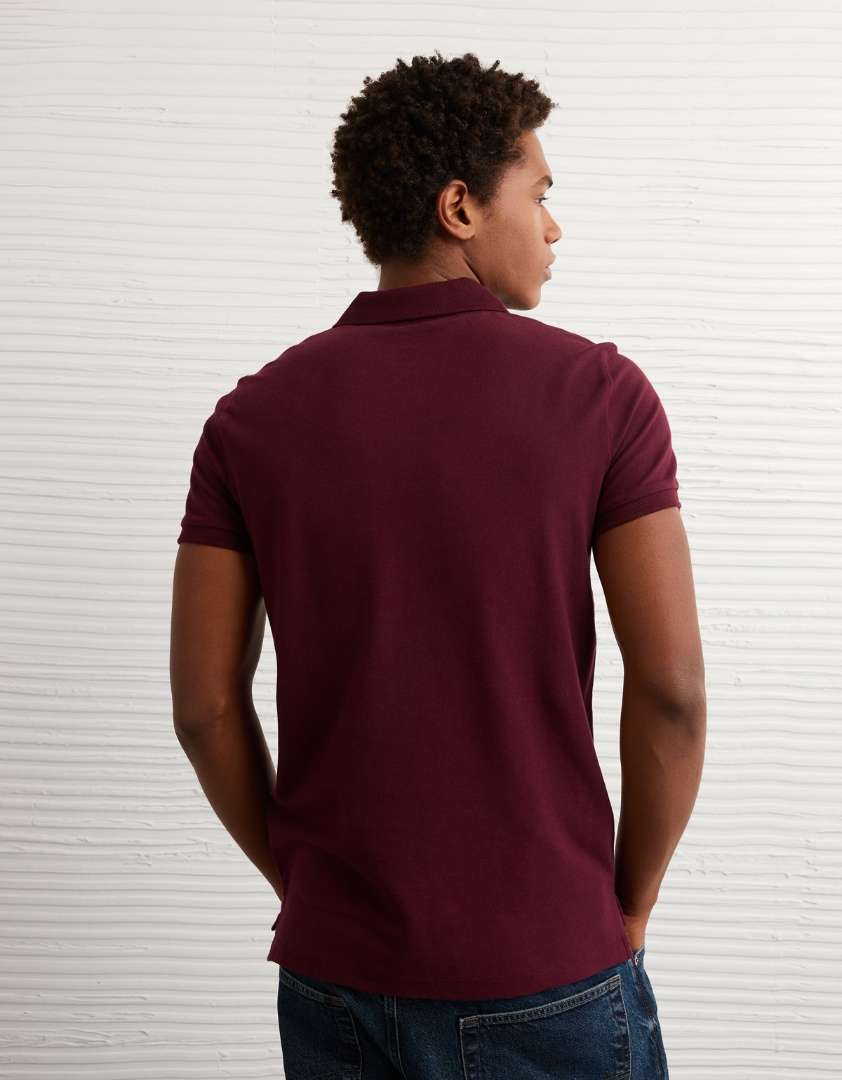 AE Lived-In Slim Fit Pique Polo Shirt - image 2