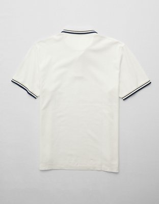 AE Stretch Pique Tipped Polo Shirt