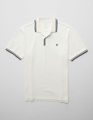 AE Stretch Pique Tipped Polo Shirt